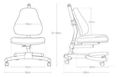 Кресло эргономичное KidsMaster KВ639 Comf-pro