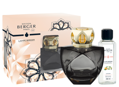 Набор лампа Берже Вечность черная с ароматом Цветы для Леди 250мл