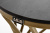 "Сантьяго" журнальный стол из HPL круглый Ø40 H55, каркас из стали золотой, цвет столешницы "серый гранит" "Сантьяго" журнальный стол из HPL круглый Ø40 H55, каркас из стали золотой, цвет столешницы "серый гранит"